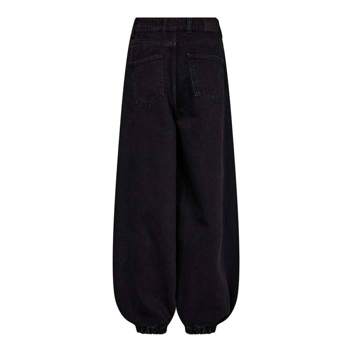 Denim Harem Tall Pant Black