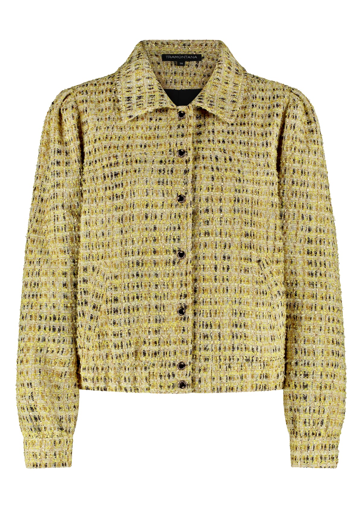 Jacket Fancy Tweed - Geel