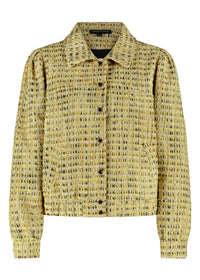 Jacket Fancy Tweed - Geel