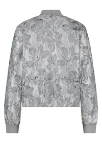 Jacket Fancy Jacquard - Zilver