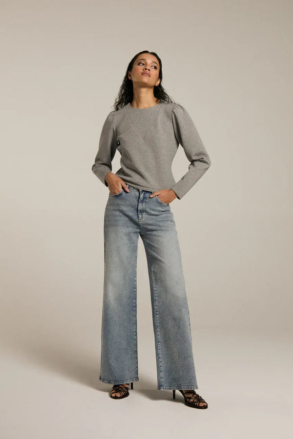 James - Wide Leg Jeans - Blauw