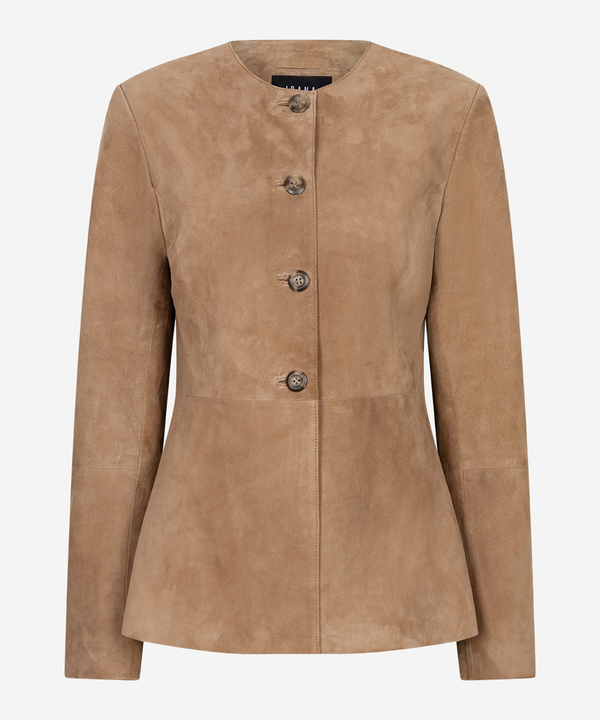 Jeanna Suede Jacket - Bruin