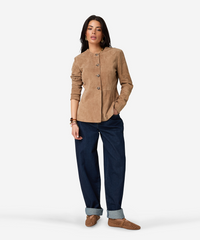 Jeanna Suede Jacket - Bruin