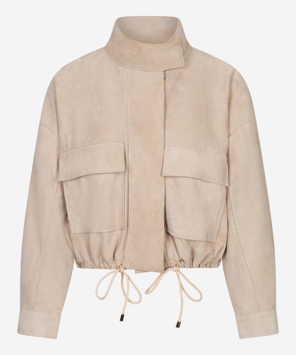 Jigo Suede Jacket - Beige