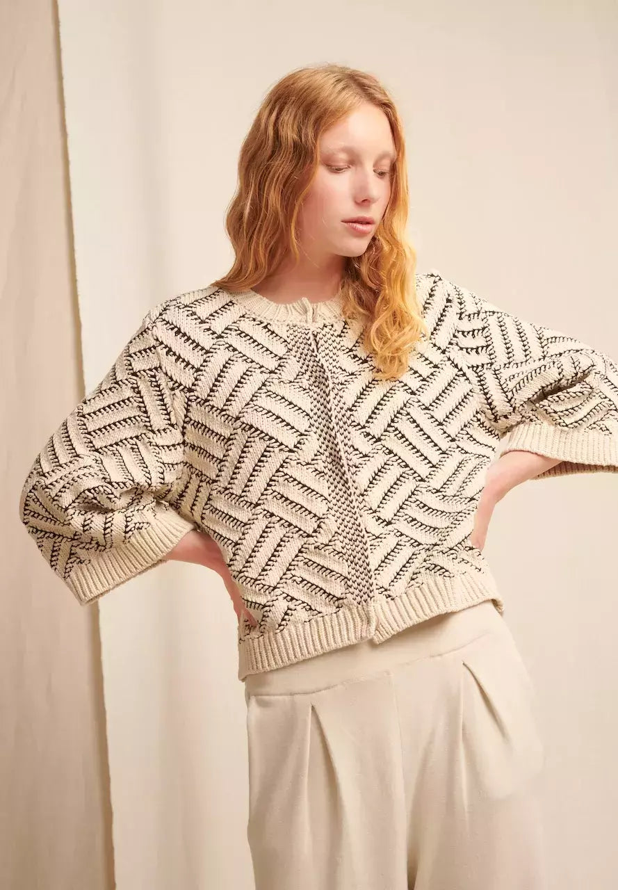 Cardigan 7380 - Beige