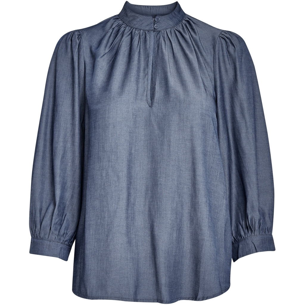 Kelsy 3/4 Sleeve Blouse - Zwart