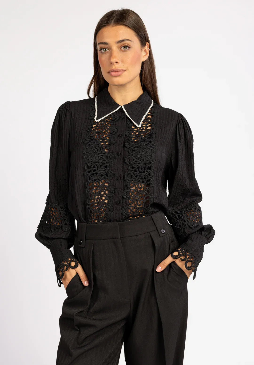 BLOUSE - Zwart