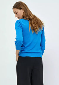 Mersin Knit Tee - Blauw