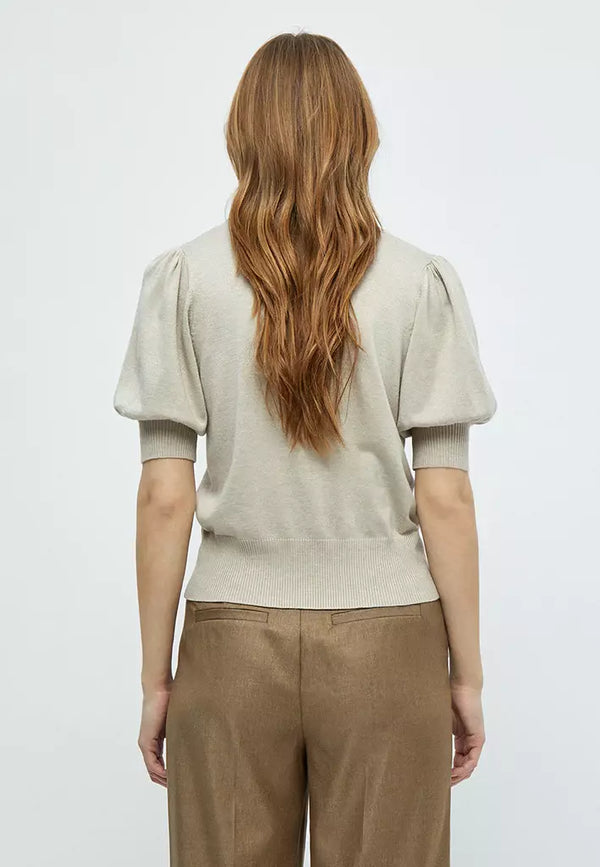 Liva Knit Tee - Grijs