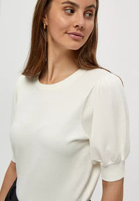 Liva Knit Tee - Wit