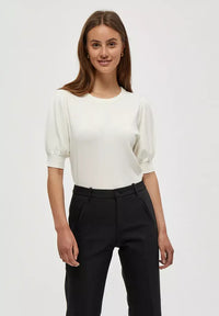 Liva Knit Tee - Wit