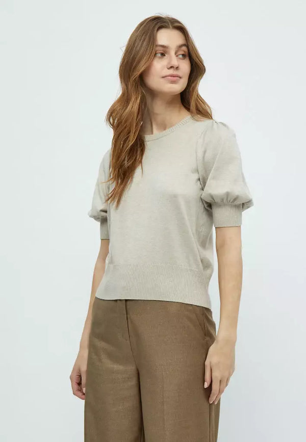 Liva Knit Tee - Grijs