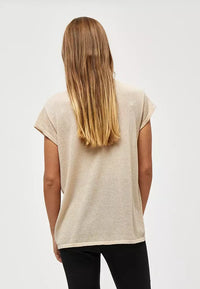 Carlina Knit Tee - Goud