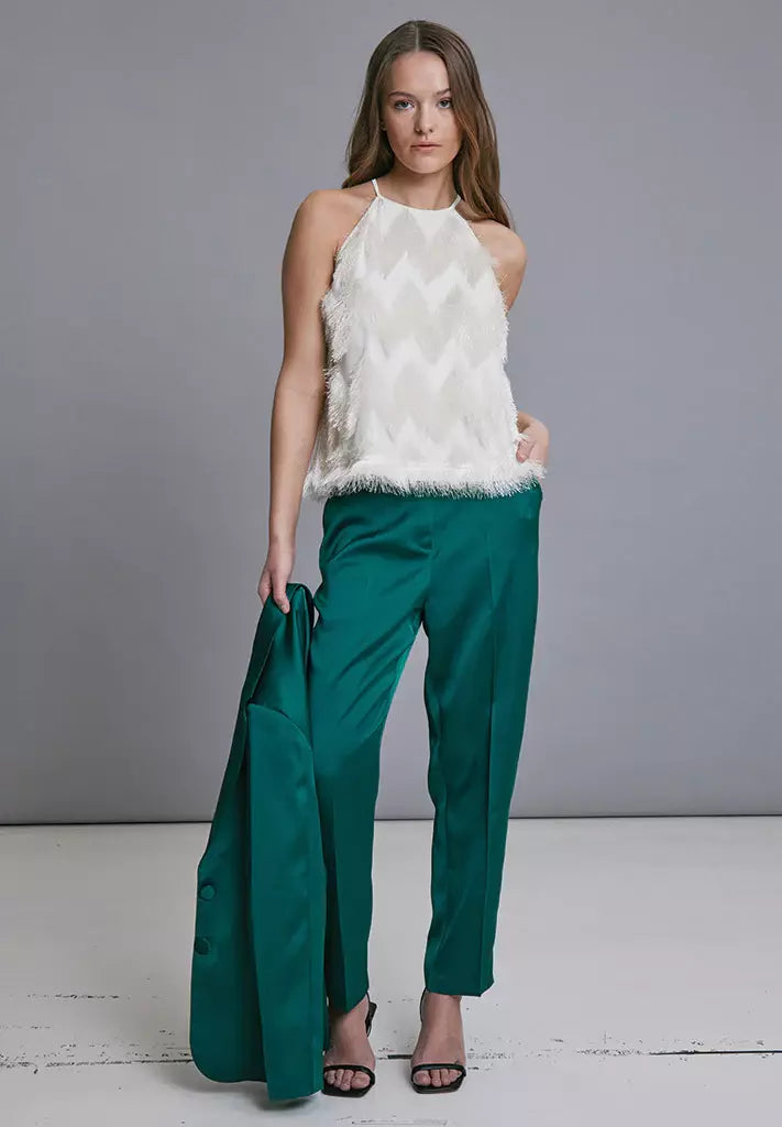 Justina Ankle Length Pant - Groen
