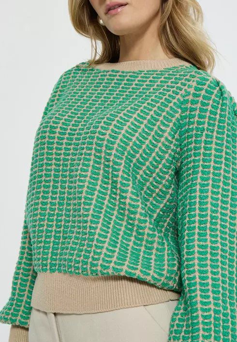 Rithea Knit Pullover - Groen