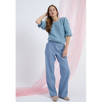 MSLivina Straight Leg Pant - Blauw