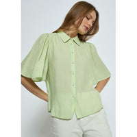 Talmie Short Sleeve Shirt - Groen