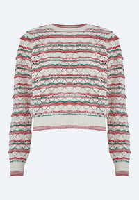 Kalima Round Neck Knit Pullover - Roze