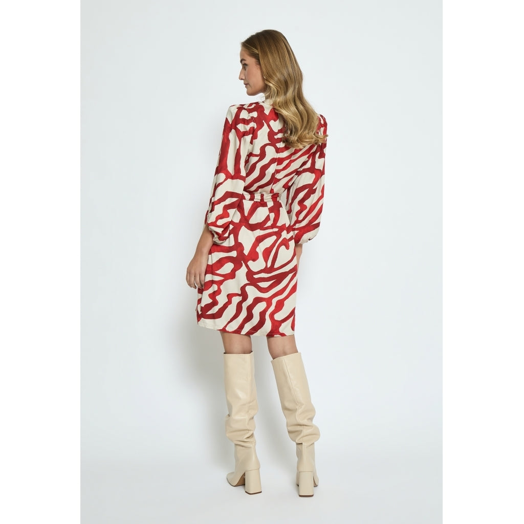 Jassie Short Dress - Rood
