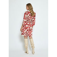 Jassie Short Dress - Rood