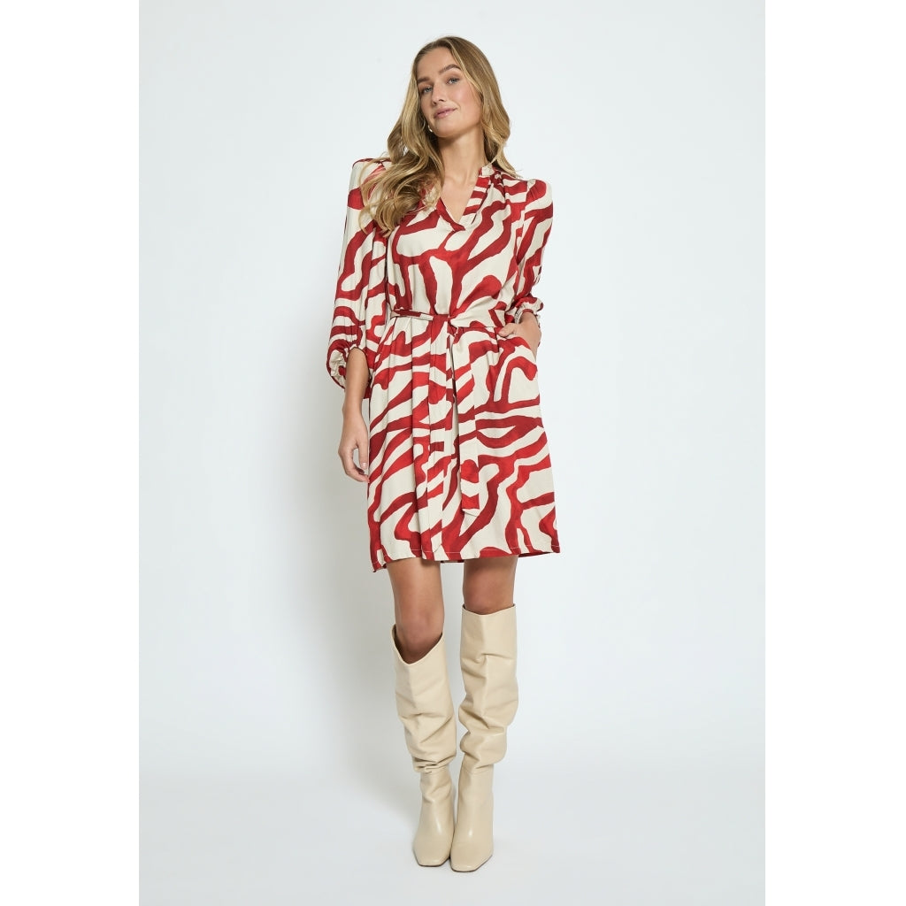 Jassie Short Dress - Rood