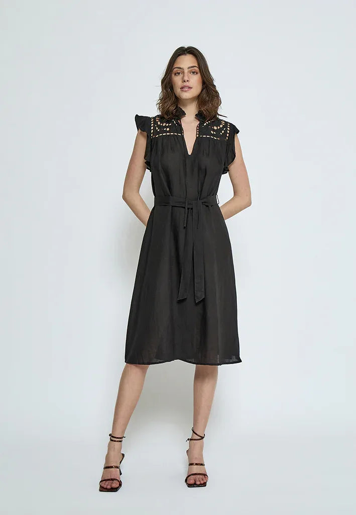MSAlaya Knee Length Dress - Zwart