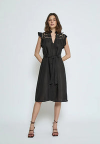 MSAlaya Knee Length Dress - Zwart