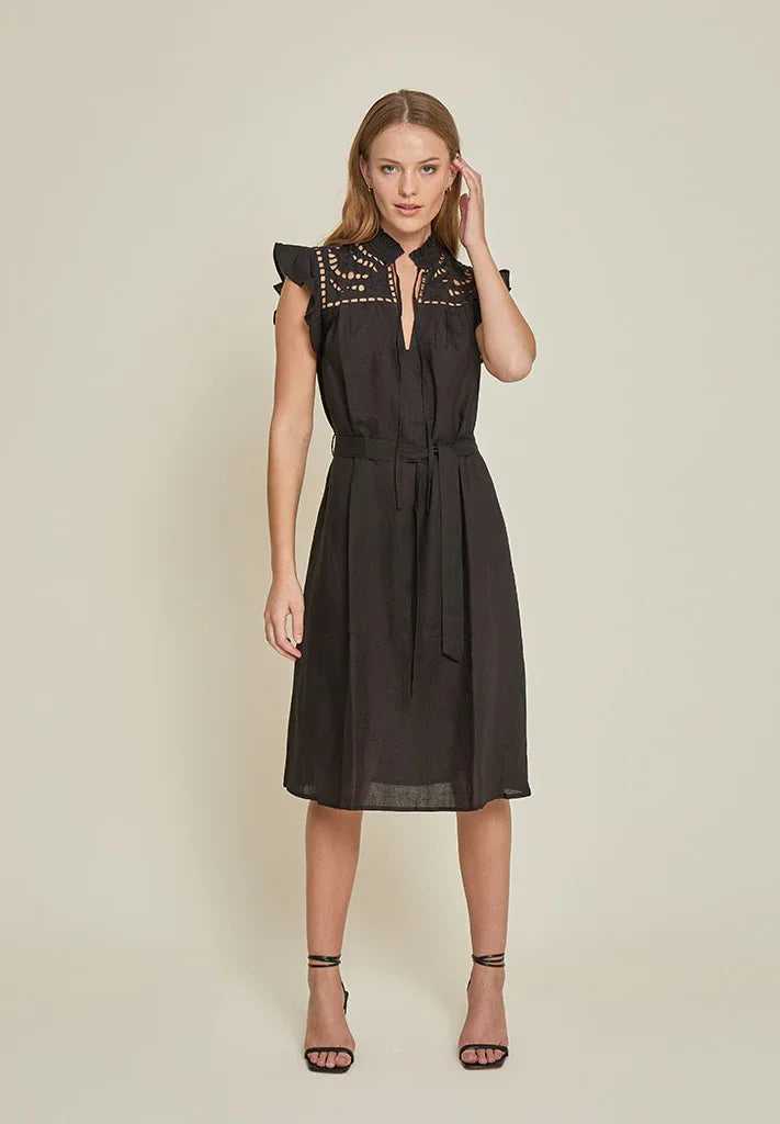 MSAlaya Knee Length Dress - Zwart