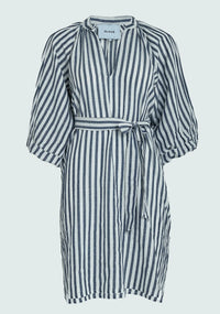 MSFarika Short Dress - Blauw