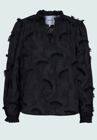 MSPiper V-Neck Blouse - Zwart