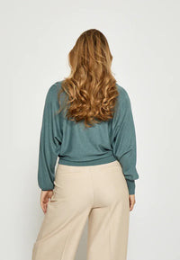 MSDana Bat Sleeve Knit Pullover - Multi