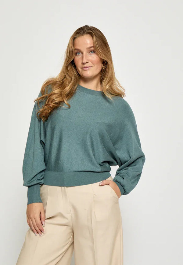 MSDana Bat Sleeve Knit Pullover - Multi