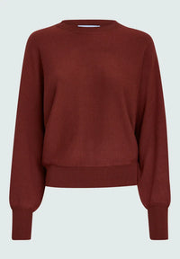 MSDana Bat Sleeve Knit Pullover - Bruin
