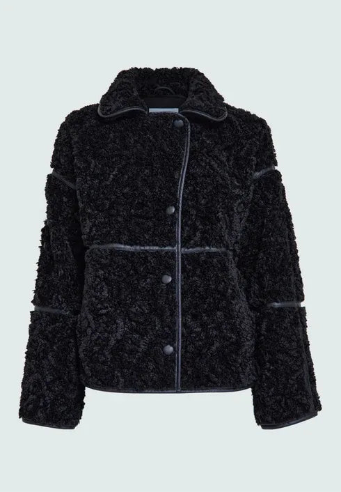 MSMonica Faux Fur Jacket - Zwart