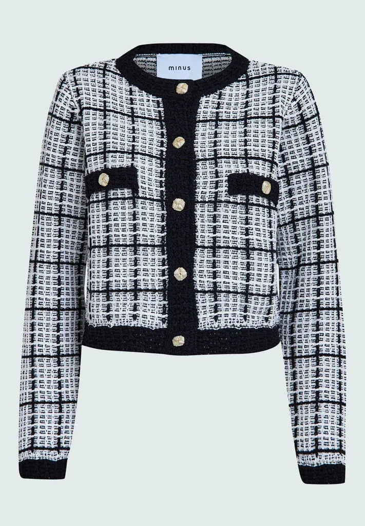MSSatina Knit Cardigan - Zwart