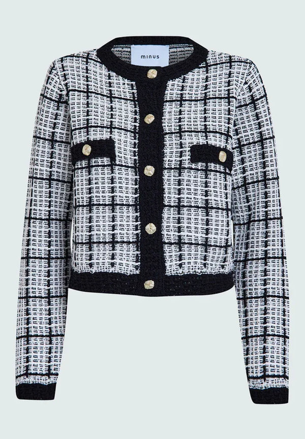 MSSatina Knit Cardigan - Zwart
