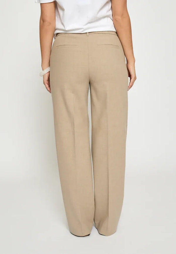 MSWelma Mid Waist Pant - Zand