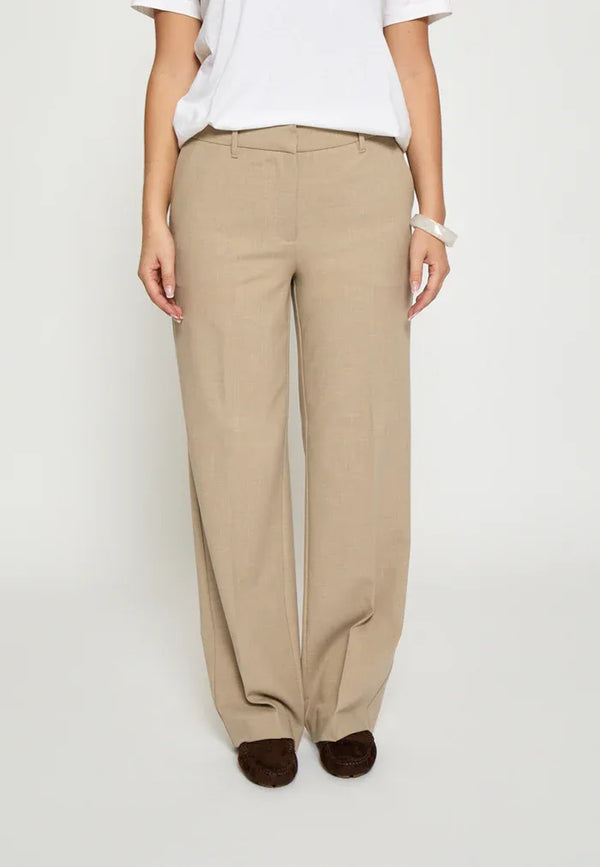 MSWelma Mid Waist Pant - Zand