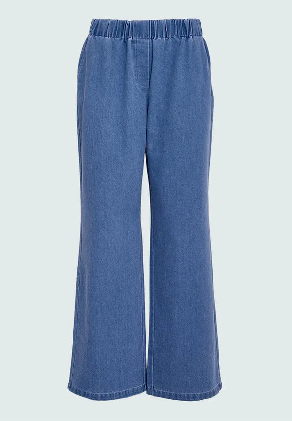 MSBora Mid Waist Pant - Blauw
