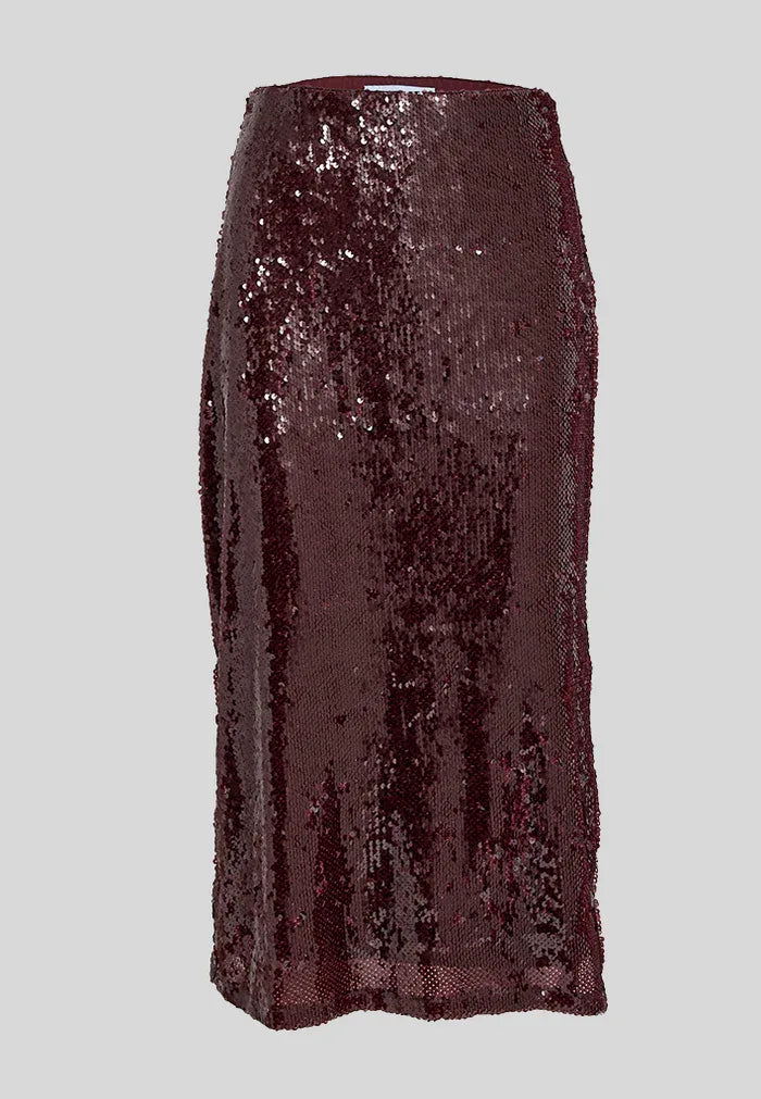 MSZidda Midi Skirt - Bruin