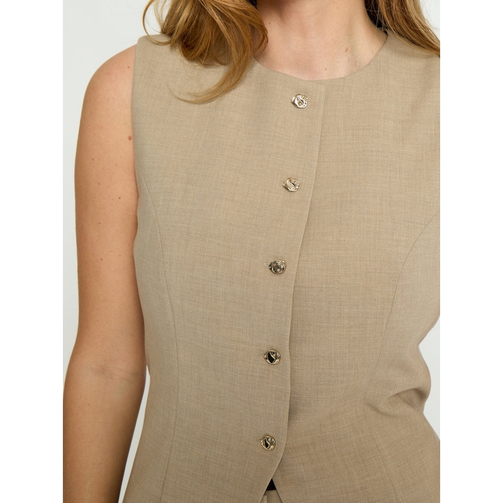MSFamey Vest - Zand
