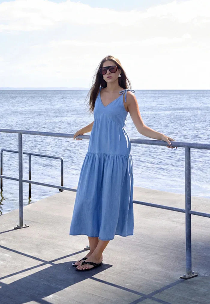 MSJanika Maxi Dress - Blauw