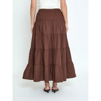 MSFreya Maxi Skirt - Bruin