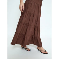 MSFreya Maxi Skirt - Bruin