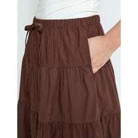 MSFreya Maxi Skirt - Bruin