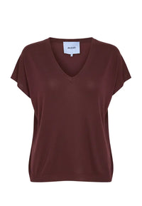 MSPeyton Batsleeve Knit T-Shirt - Rood