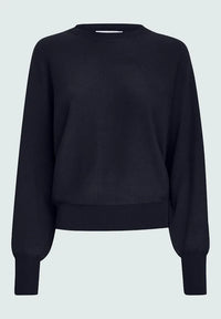 MSDana Bat Sleeve Knit Pullover - Zwart