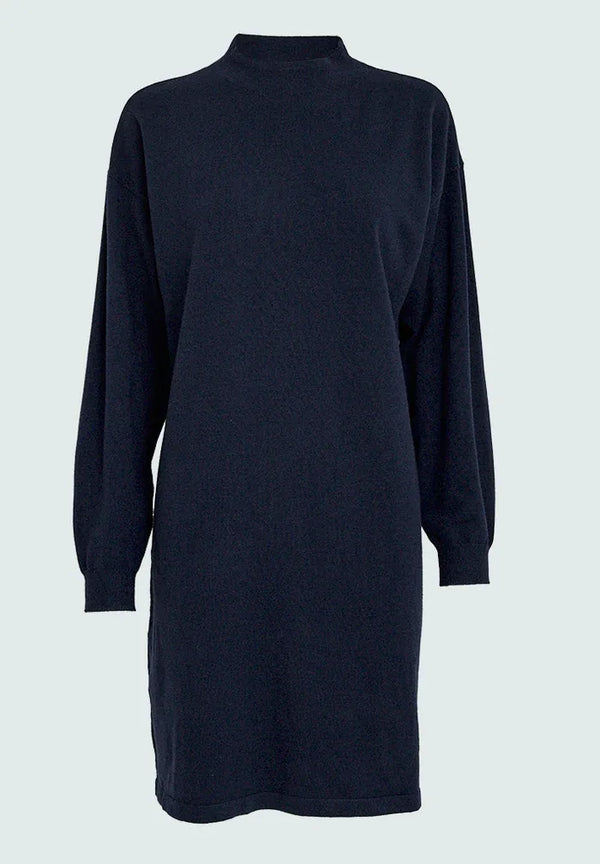 MSSigne Knit Dress - Blauw