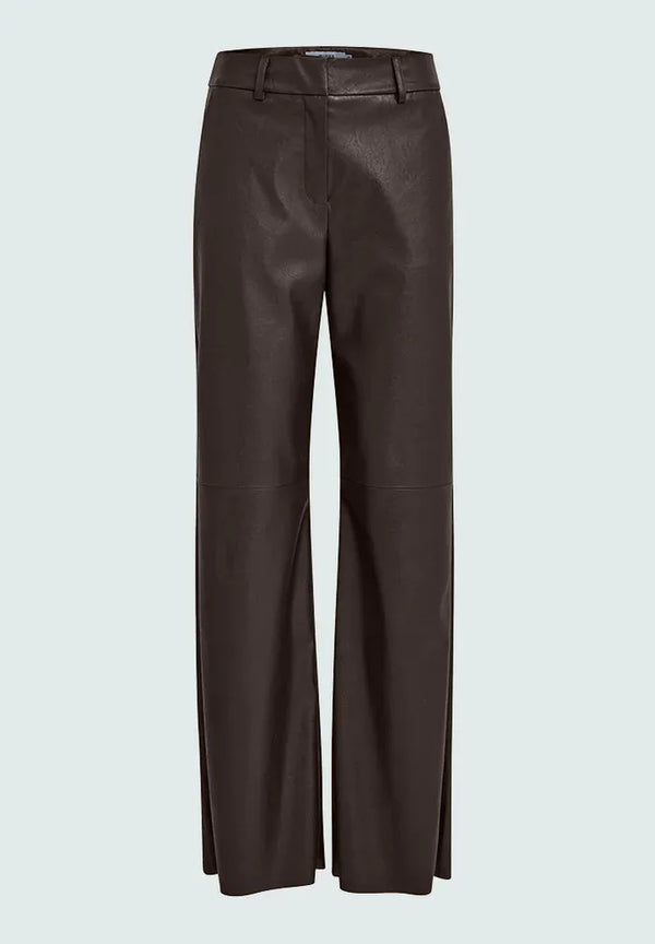 MSTasja Mid Waist PU Pant - Multi