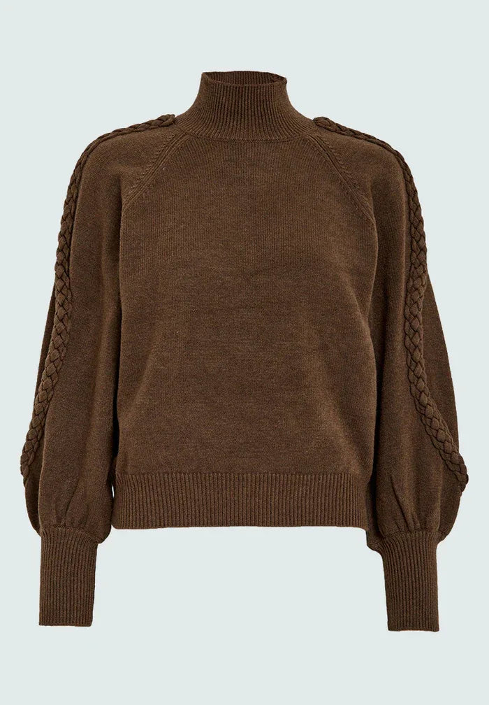 MSVera High Neck Knit Pullover - Multi